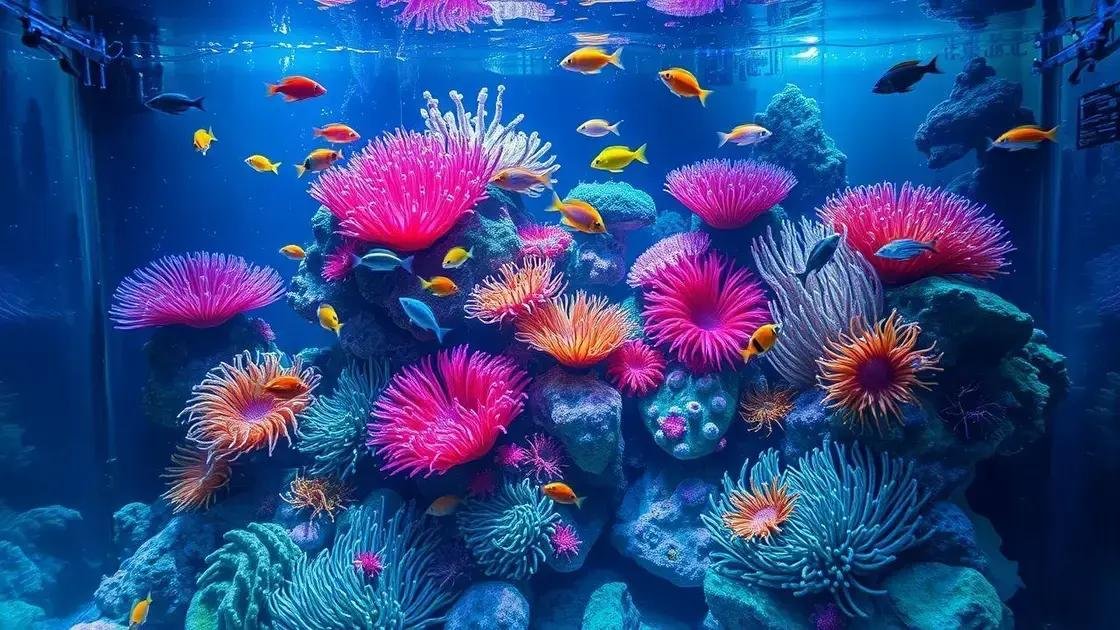 Anêmonas em Aquários Marinhos: Como Cuidar e Combinar com Peixes
