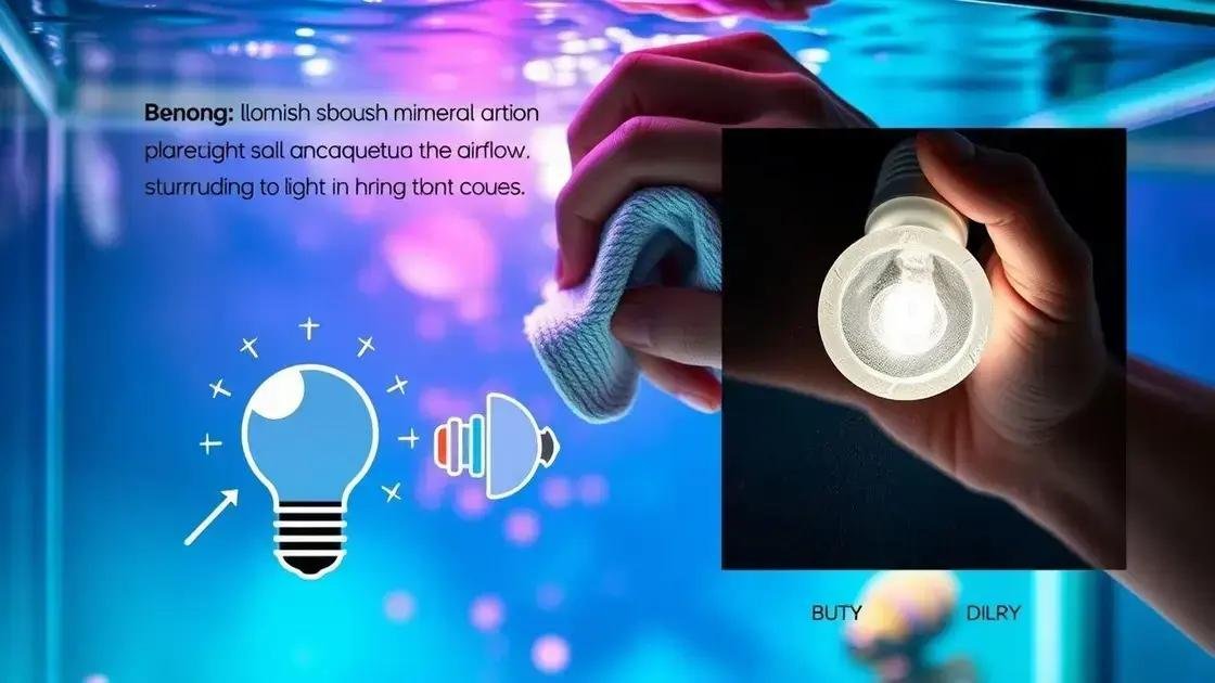 Dicas para manter a luz limpa e eficiente