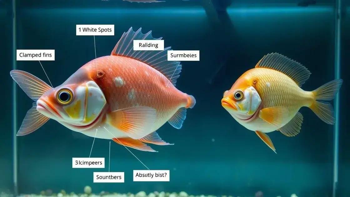Sinais de que seu peixe está doente