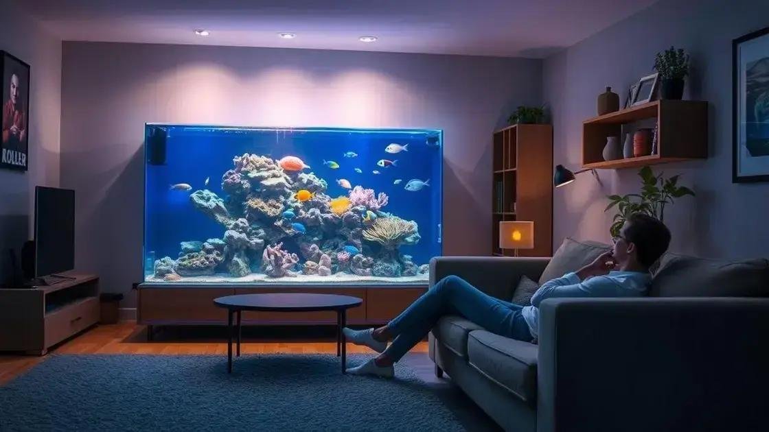 Benefícios de ter um aquário em casa