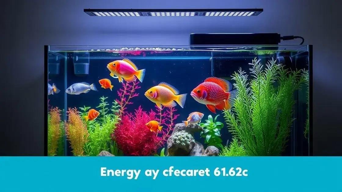 7 Dicas para Economizar Energia no seu Aquário sem Prejudicar os Peixes
