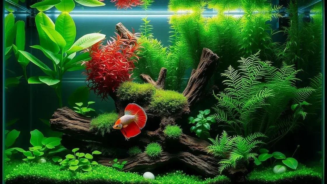 Plantas que favorecem o habitat do betta