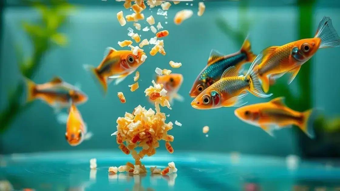 Alimentação adequada para peixes resistentes