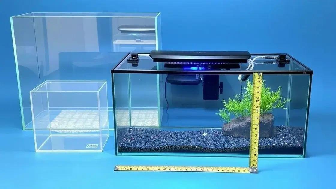 Escolhendo o aquário ideal para iniciantes