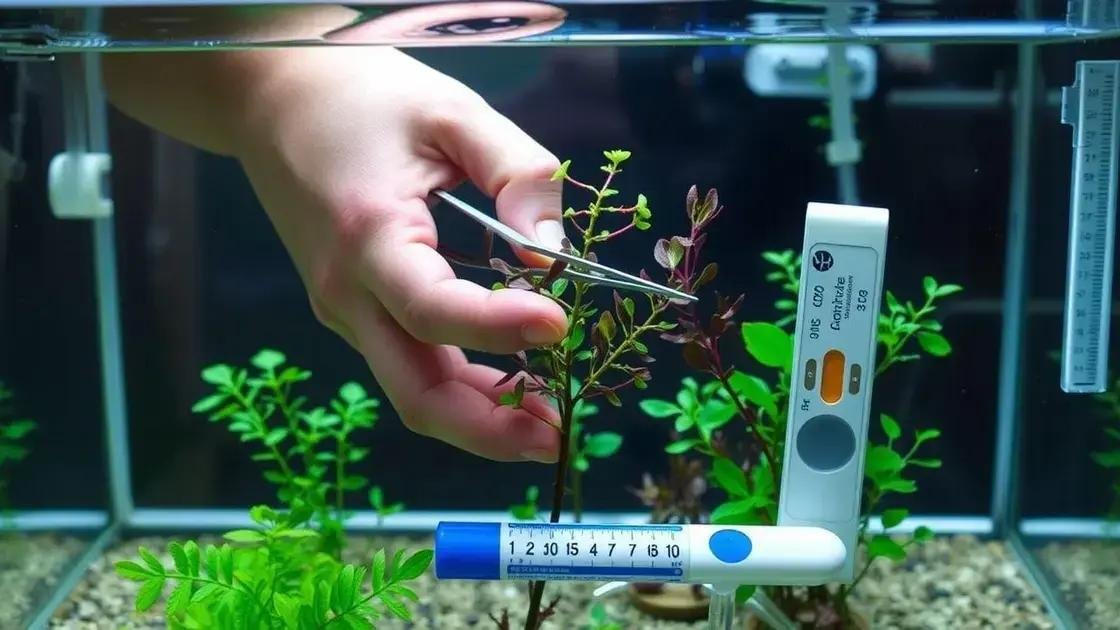 Cuidados essenciais para plantas em aquários