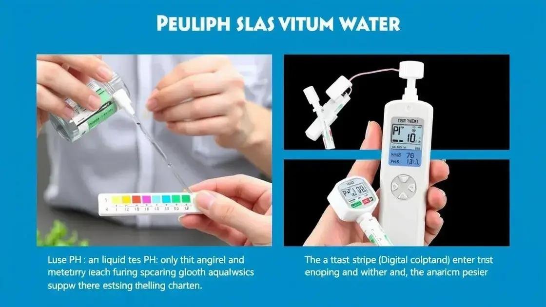Como medir o pH da água corretamente