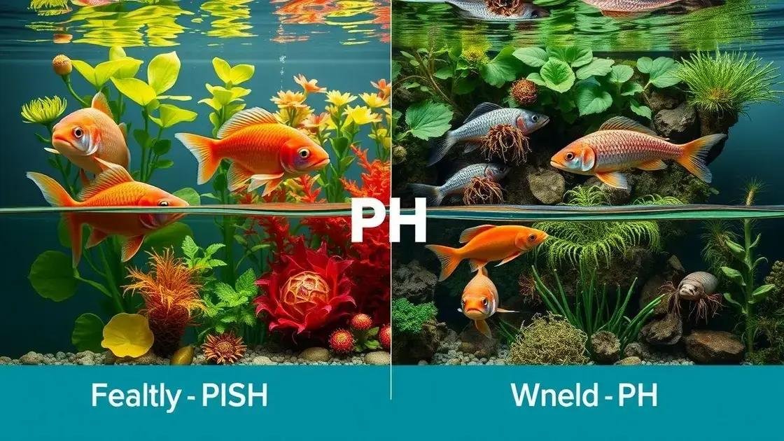 Impacto do pH na flora e fauna aquática