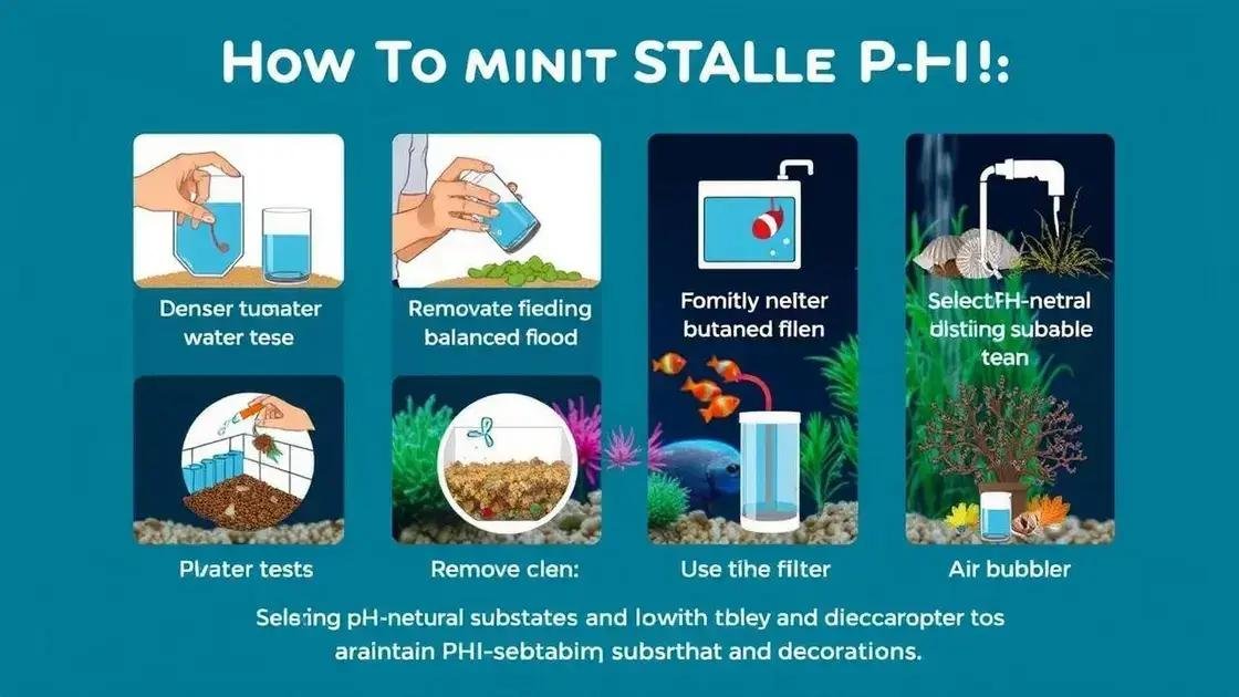 Dicas práticas para manter o pH estável