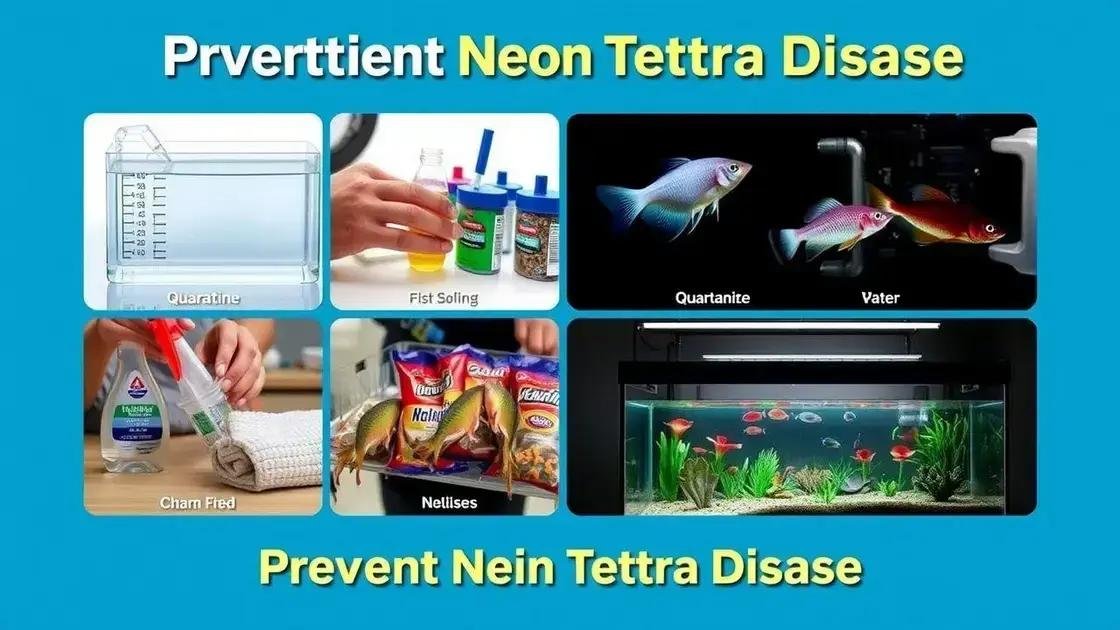 Prevenção: como manter a saúde do seu tetra neon