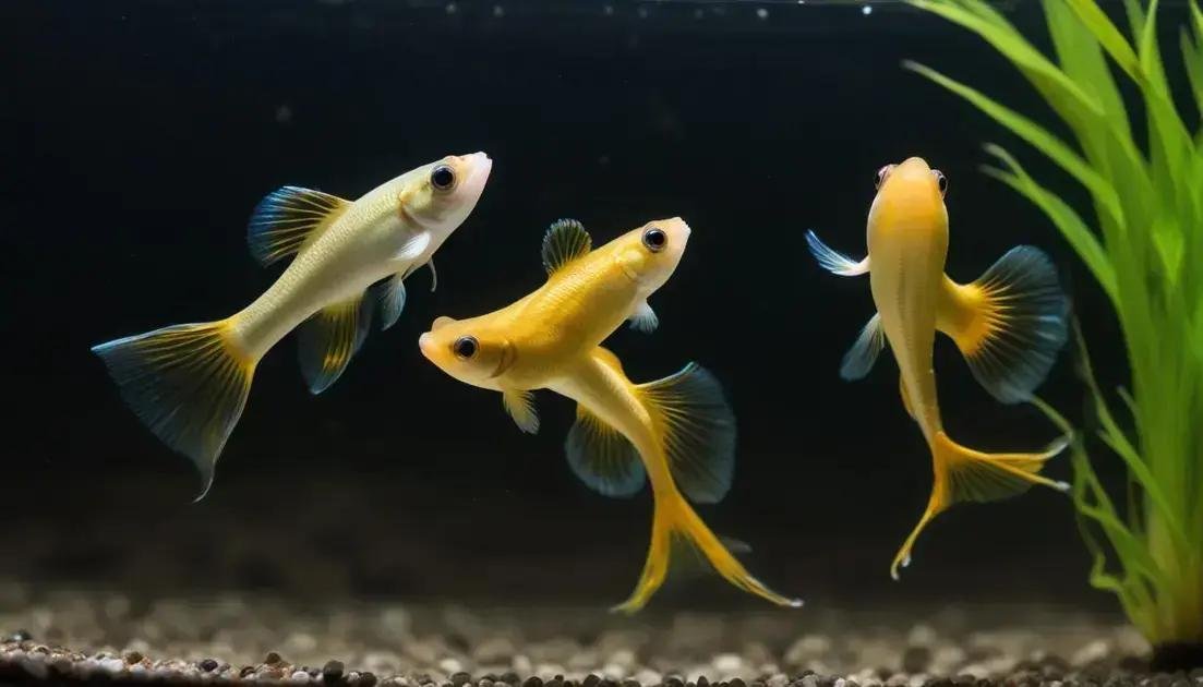 Reprodução dos guppies endler