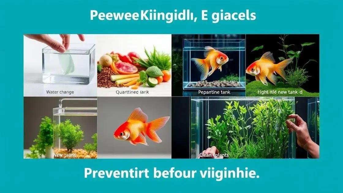 Prevenção de doenças em kinguio