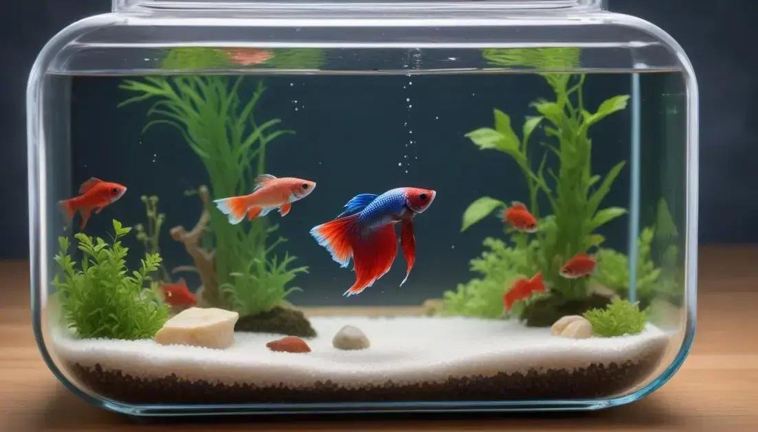 Alimentação correta para peixes betta