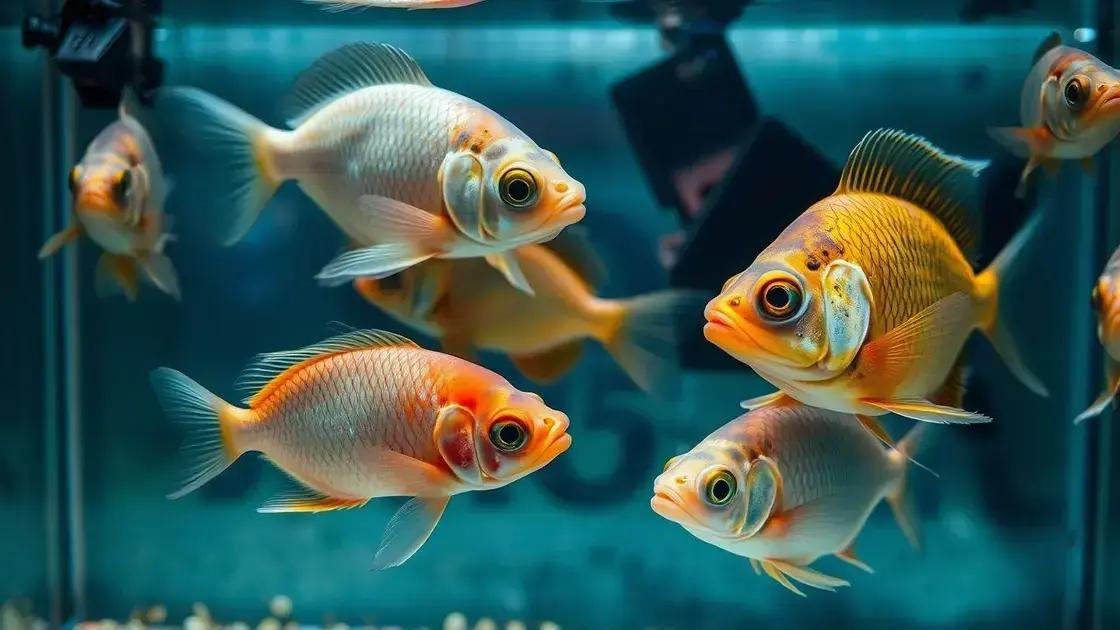como identificar sintomas comuns nas doenças de peixes