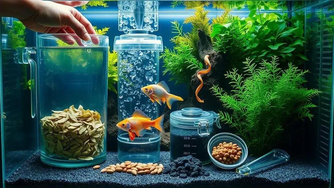 maneiras práticas de evitar produtos químicos no aquário