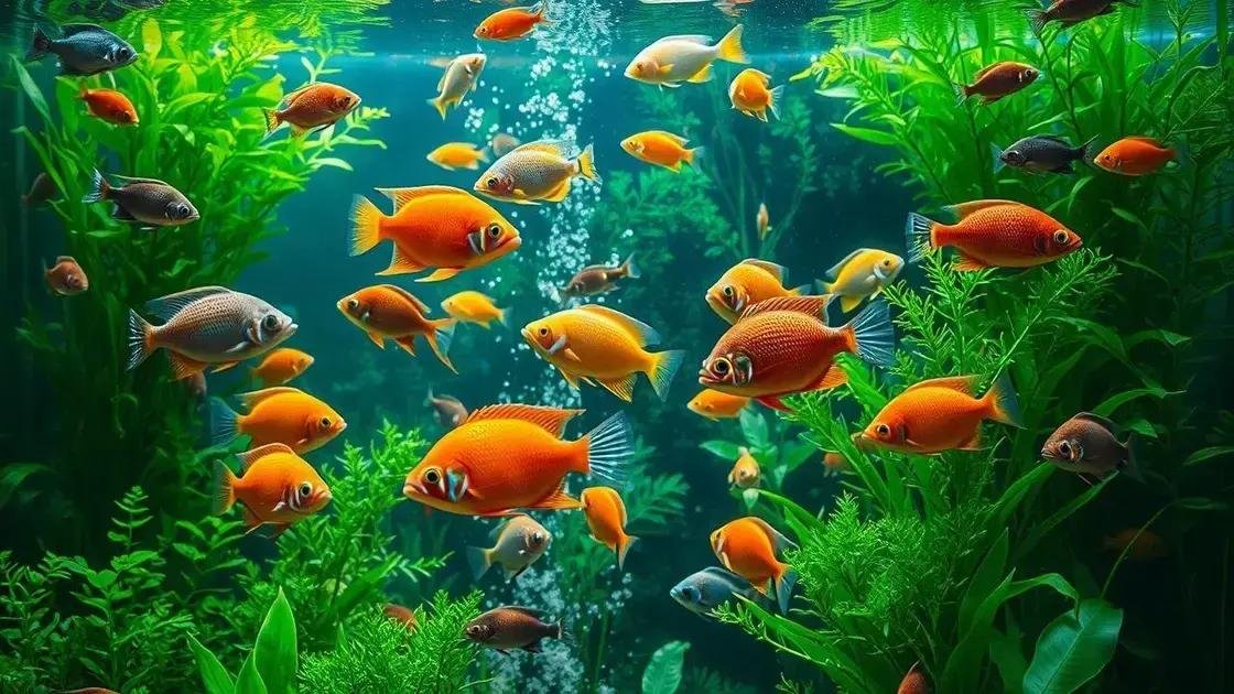 Peixes de água doce: guia completo para manter seu aquário saudável e vibrante